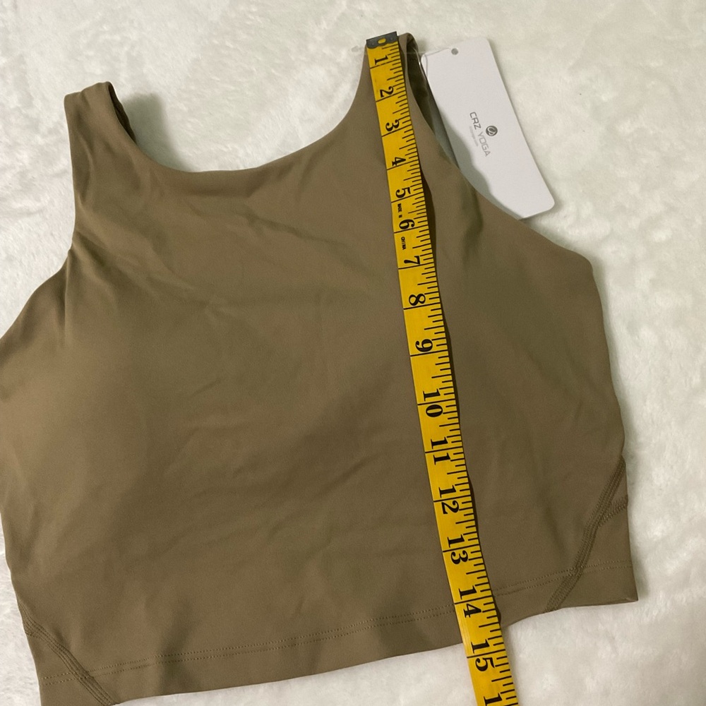 CRZ YOGA High Neck Tank Top Cropped Size S (4/6) - Picture 4 of 7